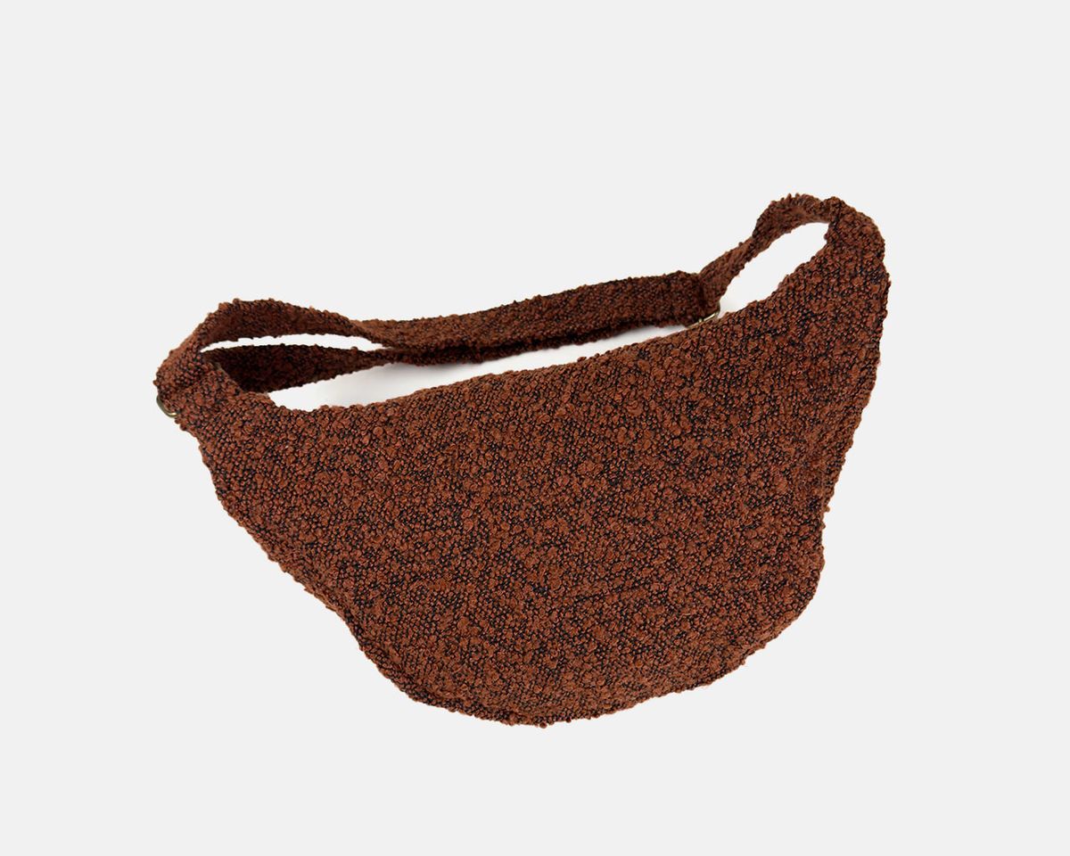 Bandolera riñonera mediana MINIOTS rizado