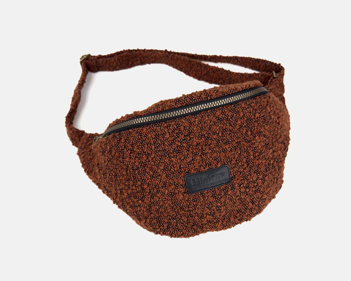 Bandolera riñonera mediana MINIOTS rizado