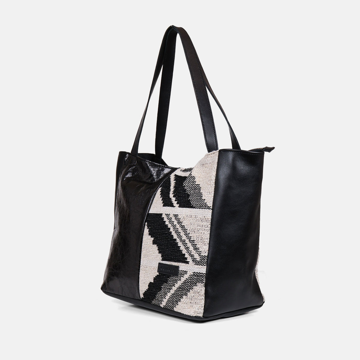 Shopper Jacquard CUIROTS visto de lado