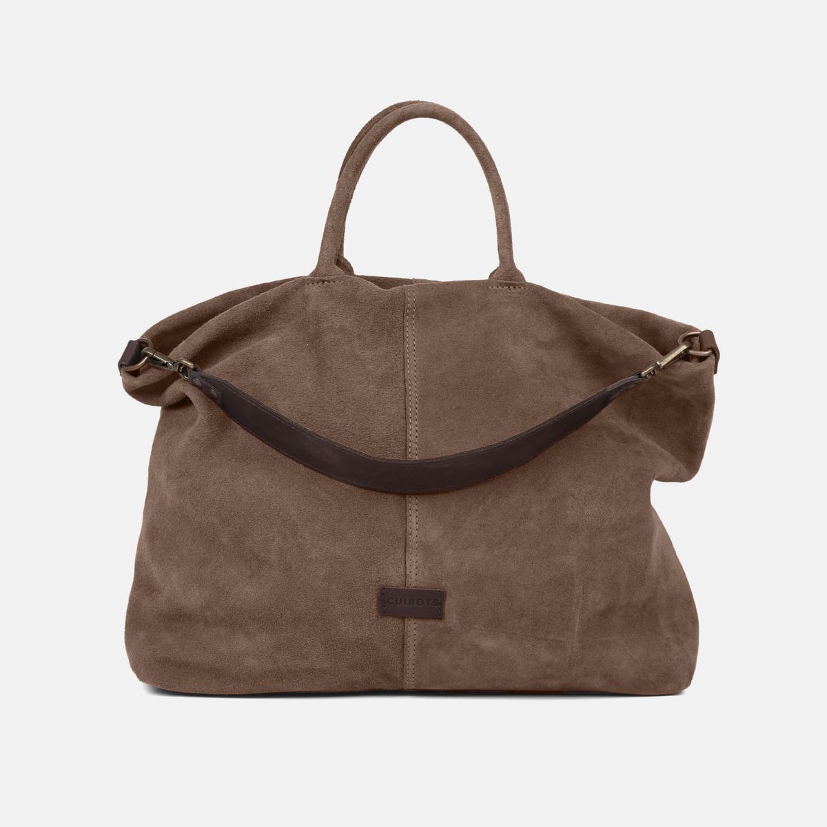 Grand sac à main Zoe en daim CUIROTS